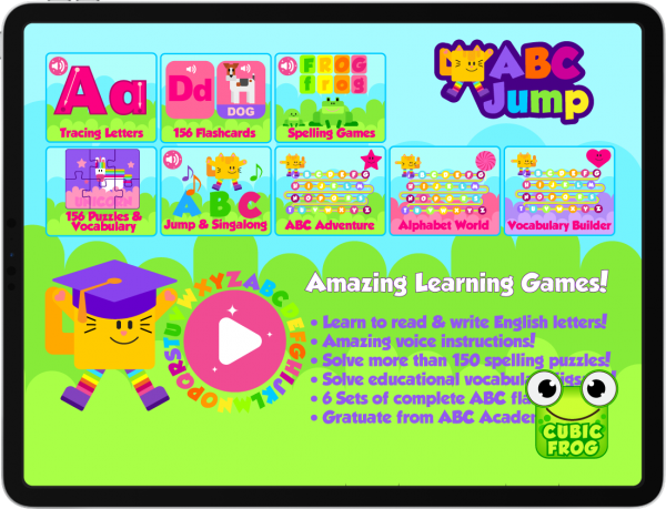 ABC Jump - Cubic Frog® Apps